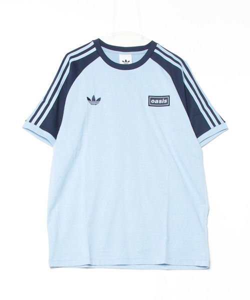 adidas Originals × Oasis ツアースリーストライプス Tシャツ