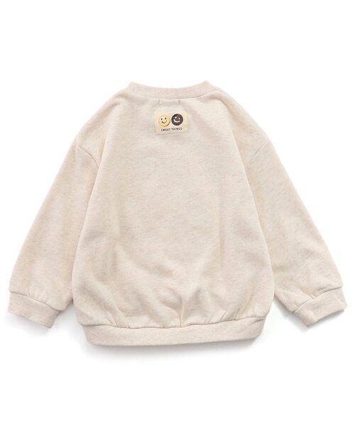 Seraph（セラフ）の「【ジュニア対応】おいしい転写トレーナー（スウェット・キッズ・ブラウン/グリーン/アイボリー・80/90/100/110/120/130/140）」の9枚目の写真