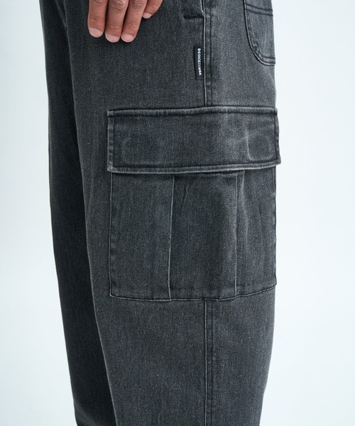 DC SHOES(ディーシーシューズ)の「25 WIDE CARGO PANT /DCストレッチウエストゴムワイド裾ドローコード付きシルエットカーゴパンツ(カーゴパンツ・メンズ・ブラック系その他/カーキ/ブラック/ライトブルー/インディゴブルー・X-LARGE/MEDIUM/LARGE)」の13枚目の写真
