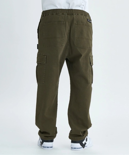 DC SHOES(ディーシーシューズ)の「25 WIDE CARGO PANT /DCストレッチウエストゴムワイド裾ドローコード付きシルエットカーゴパンツ(カーゴパンツ・メンズ・ブラック系その他/カーキ/ブラック/ライトブルー/インディゴブルー・X-LARGE/MEDIUM/LARGE)」の16枚目の写真