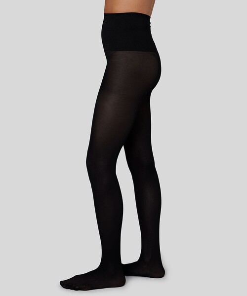 SWEDISH STOCKING(スウェディッシュストッキングス)の「<SWEDISH STOCKINGS>SVEA タイツ 30デニール< Select by EMMEL REFINES >(タイツ/ストッキング・レディース・ブラック/ライトブルー・S)」の1枚目の写真
