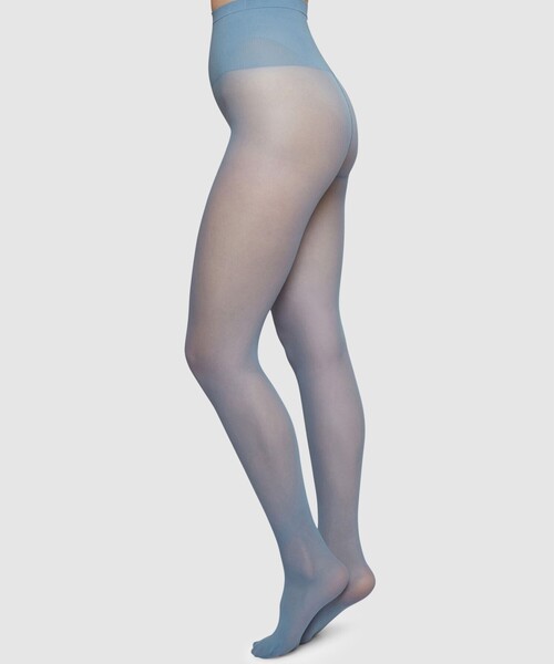 SWEDISH STOCKING(スウェディッシュストッキングス)の「<SWEDISH STOCKINGS>SVEA タイツ 30デニール< Select by EMMEL REFINES >(タイツ/ストッキング・レディース・ブラック/ライトブルー・S)」の4枚目の写真