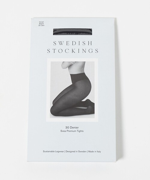SWEDISH STOCKING(スウェディッシュストッキングス)の「<SWEDISH STOCKINGS>SVEA タイツ 30デニール< Select by EMMEL REFINES >(タイツ/ストッキング・レディース・ブラック/ライトブルー・S)」の10枚目の写真