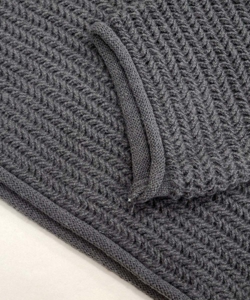 DAY CLOSET（デイ クローゼット）の「【袖＆裾周りロール加工】ふんわり愛されシルエ。長袖ボリュームチャンキーニットトップス レディース（ニット/セーター・レディース・グレー/ピンク/ホワイト/グリーン/ベージュ・FREE）」の10枚目の写真