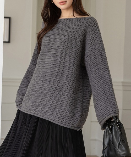 セール】【袖＆裾周りロール加工】ふんわり愛されシルエ。長袖