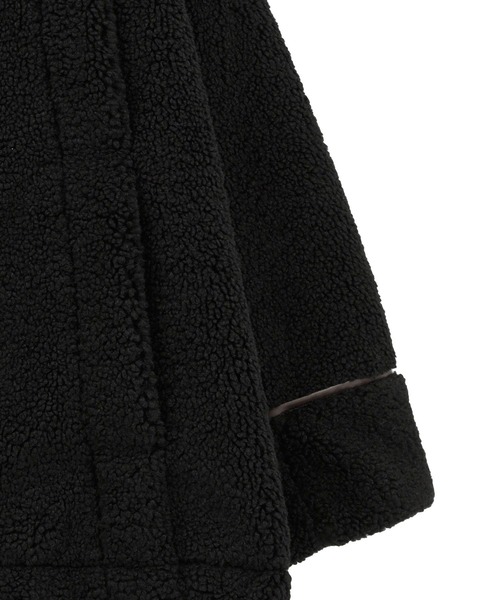 earth music&ecology(アースミュージックアンドエコロジー)の「【2025AW】ボアZIPブルゾン(ムートンコート・レディース・ブラウン/アイボリー/ブラック・FREE)」の13枚目の写真