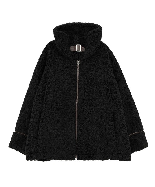 earth music&ecology(アースミュージックアンドエコロジー)の「【2025AW】ボアZIPブルゾン(ムートンコート・レディース・ブラウン/アイボリー/ブラック・FREE)」の20枚目の写真