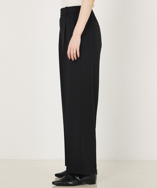 abahouse mavie（アバハウスマヴィ）の「【セットアップ対応】TRストレッチタックセミワイドパンツ（その他パンツ・レディース・ブラック/ベージュ・36/38/40）」の15枚目の写真