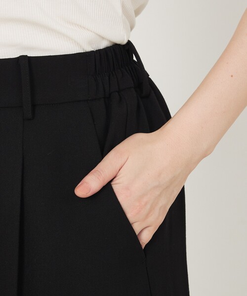 abahouse mavie（アバハウスマヴィ）の「【セットアップ対応】TRストレッチタックセミワイドパンツ（その他パンツ・レディース・ブラック/ベージュ・36/38/40）」の19枚目の写真