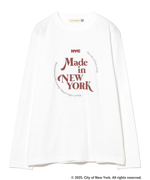 Ray BEAMS（レイビームス）の「【別注】GOOD ROCK SPEED / NEW YORK CITY ロングスリーブ Tシャツ（Tシャツ/カットソー・レディース・ホワイト/ブラック/ホワイト系その他2・ONE SIZE）」の12枚目の写真