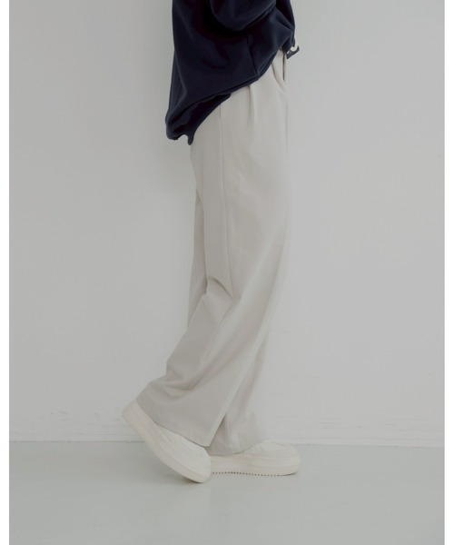 JUMELLE（ジュメロ）の「warm loose slacks【低身長】（スラックス・レディース・アイボリー・MEDIUM/SMALL）」の10枚目の写真