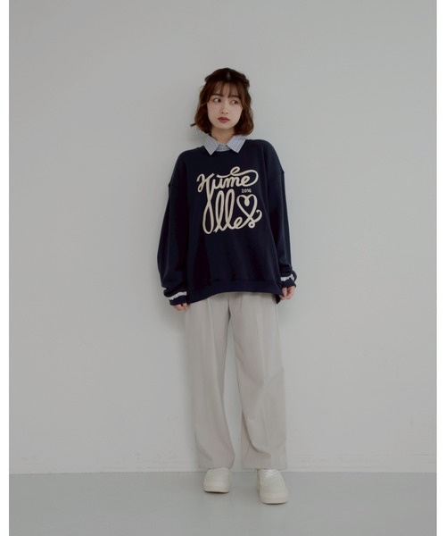 JUMELLE（ジュメロ）の「warm loose slacks【低身長】（スラックス・レディース・アイボリー・MEDIUM/SMALL）」の2枚目の写真