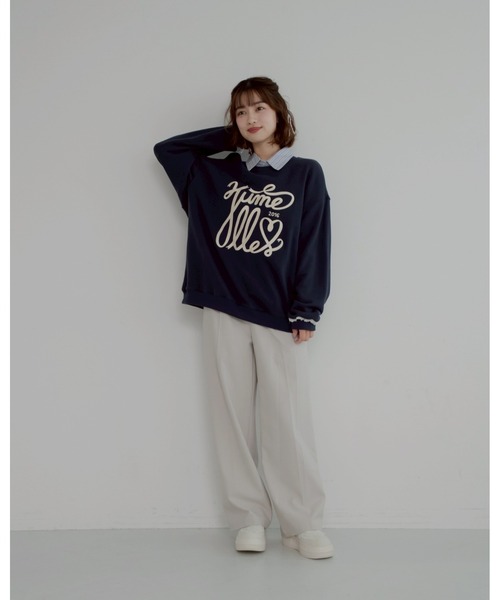 JUMELLE（ジュメロ）の「warm loose slacks【低身長】（スラックス・レディース・アイボリー・MEDIUM/SMALL）」の4枚目の写真