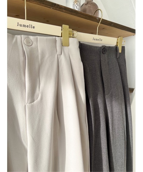 JUMELLE（ジュメロ）の「warm loose slacks【低身長】（スラックス・レディース・アイボリー・MEDIUM/SMALL）」の14枚目の写真