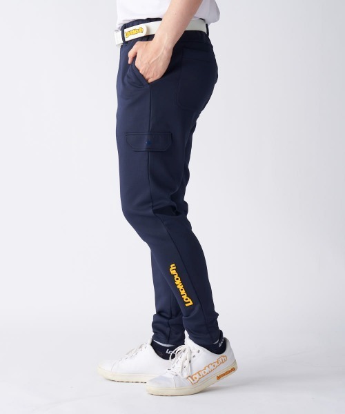 Loudmouth(ラウドマウス)の「LOUDMOUTH ラウドマウス ゴルフウェア ワンポイント ロゴ UVカット ダンボールニット カーゴ風 ロングパンツ ジョガーパンツ(その他パンツ・メンズ・ネイビー/ホワイト/ブラック・M/LL/L/4L/3L)」の22枚目の写真