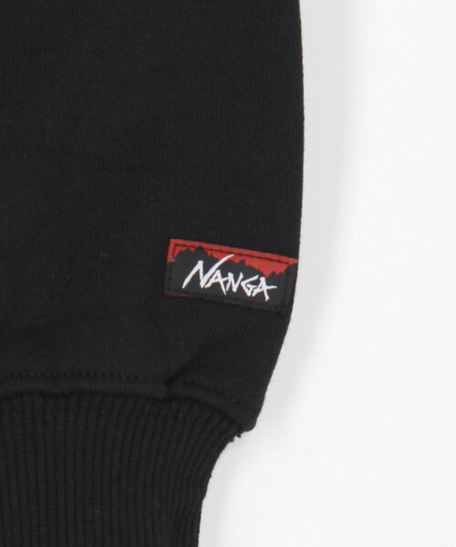 NANGA(ナンガ)の「NANGA/ナンガ ECOHYBRIDMINIBOX L E SWT H(パーカー・メンズ・ブラック/グレー・MEDIUM/LARGE)」の5枚目の写真