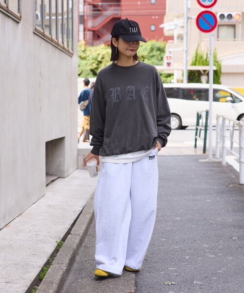 Franklin Climbing（フランクリンクライミング）の「■【Franklin Climbing】vintageプリントスウェット（スウェット・レディース・ブラック/ライトグレー・MEDIUM/LARGE）」の7枚目の写真