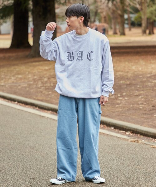 Franklin Climbing（フランクリンクライミング）の「■【Franklin Climbing】vintageプリントスウェット（スウェット・レディース・ブラック/ライトグレー・MEDIUM/LARGE）」の9枚目の写真