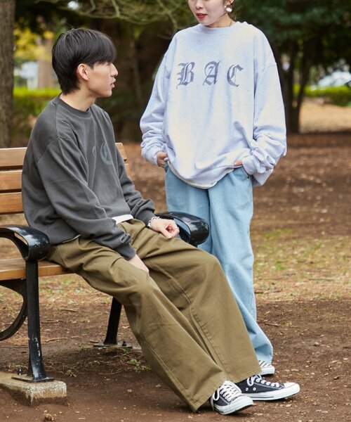 Franklin Climbing（フランクリンクライミング）の「■【Franklin Climbing】vintageプリントスウェット（スウェット・レディース・ブラック/ライトグレー・MEDIUM/LARGE）」の10枚目の写真