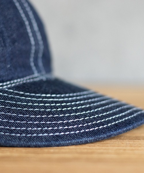 ８(eight)（エイト）の「WW2 デニムキャップ（キャップ・メンズ・インディゴブルー・7 1/4）」の5枚目の写真