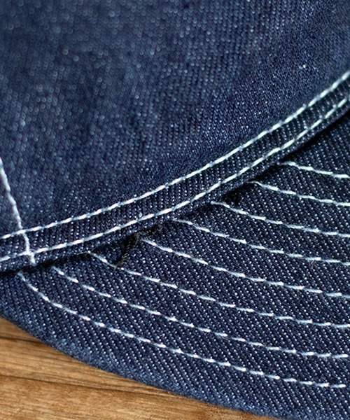 ８(eight)（エイト）の「WW2 デニムキャップ（キャップ・メンズ・インディゴブルー・7 1/4）」の4枚目の写真