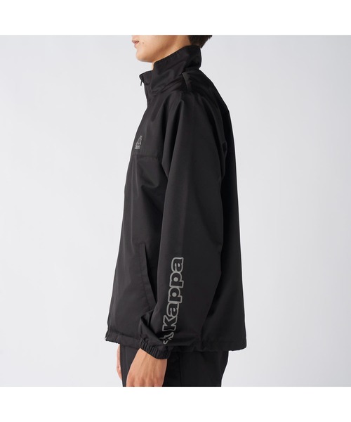 Kappa(カッパ)の「Kappa カッパ ブランド ワンポイント ロゴ 裏メッシュ トラックジャケット ウィンドブレーカー(ブルゾン・メンズ・ブラック/ネイビー・L/M/LL)」の9枚目の写真