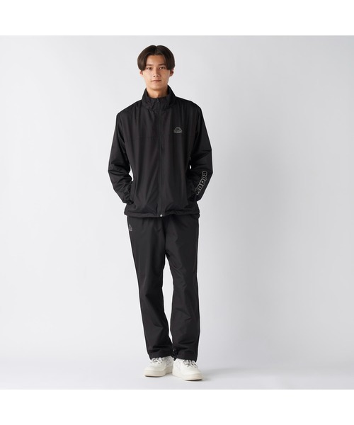 Kappa(カッパ)の「Kappa カッパ ブランド ワンポイント ロゴ 裏メッシュ トラックジャケット ウィンドブレーカー(ブルゾン・メンズ・ブラック/ネイビー・L/M/LL)」の7枚目の写真
