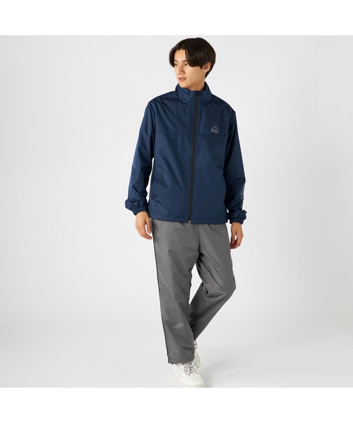 Kappa(カッパ)の「Kappa カッパ ブランド ワンポイント ロゴ 裏メッシュ トラックジャケット ウィンドブレーカー(ブルゾン・メンズ・ブラック/ネイビー・L/M/LL)」の21枚目の写真
