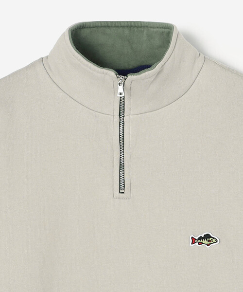 Bshop(ビショップ)の「STAY HUNGRY | ハーフジップ スウェット MEN(スウェット・メンズ・グレー・M/L)」の4枚目の写真