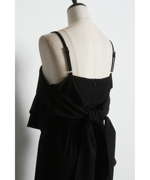 &. NOSTALGIA（アンドドットノスタルジア）の「レイヤードオールインワン（つなぎ/オールインワン・レディース・アイボリー/ブラック・M）」の18枚目の写真