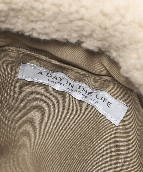 A DAY IN THE LIFE UNITED ARROWS(アデイインザライフユナイテッドアローズ)の「フェイクファー 巾着バッグ <A DAY IN THE LIFE>(ショルダーバッグ・レディース・ナチュラル/ブラック/モカ・FREE)」の10枚目の写真