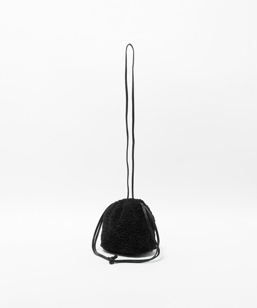 A DAY IN THE LIFE UNITED ARROWS(アデイインザライフユナイテッドアローズ)の「フェイクファー 巾着バッグ <A DAY IN THE LIFE>(ショルダーバッグ・レディース・ナチュラル/ブラック/モカ・FREE)」の16枚目の写真