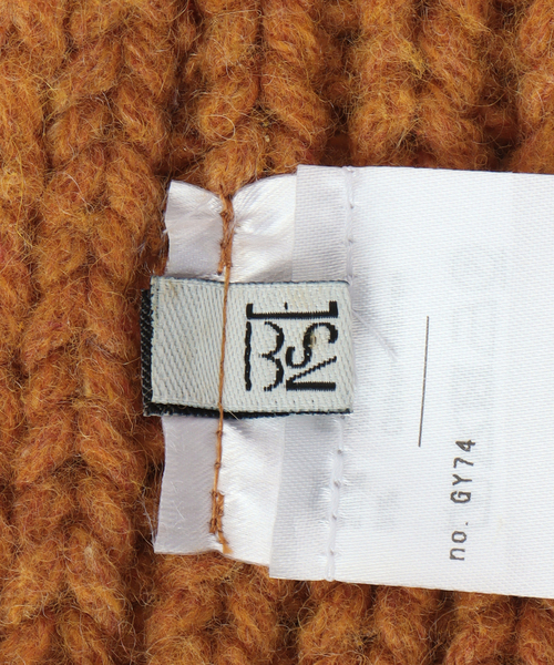 BASERANGE（ベースレンジ）の「【BASERANGE/ベースレンジ】 MEA SCARF（マフラー・レディース・オレンジ・FREE）」の2枚目の写真