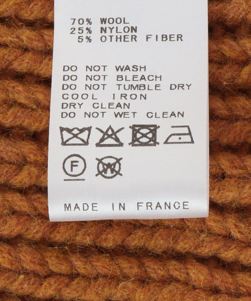 BASERANGE（ベースレンジ）の「【BASERANGE/ベースレンジ】 MEA SCARF（マフラー・レディース・オレンジ・FREE）」の3枚目の写真