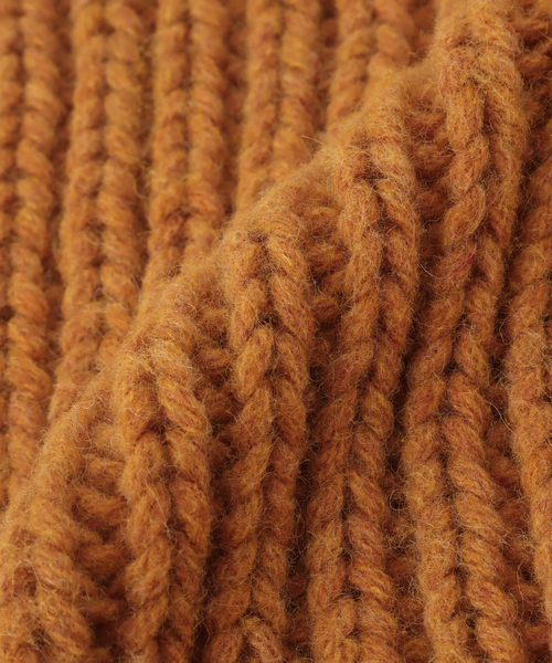 BASERANGE（ベースレンジ）の「【BASERANGE/ベースレンジ】 MEA SCARF（マフラー・レディース・オレンジ・FREE）」の4枚目の写真