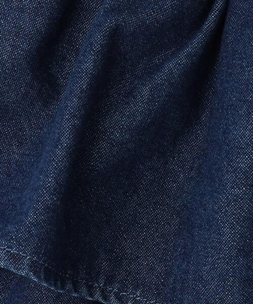 SHOO・LA・RUE（シューラルー）の「【100-150cm】デニムティアードスカパン（スカート・キッズ・ネイビー/サックスブルー・10/11/12/13/14/15 ）」の8枚目の写真