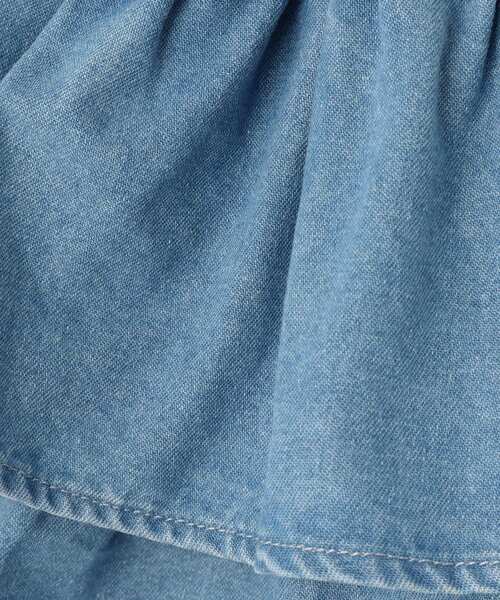 SHOO・LA・RUE（シューラルー）の「【100-150cm】デニムティアードスカパン（スカート・キッズ・ネイビー/サックスブルー・10/11/12/13/14/15 ）」の9枚目の写真