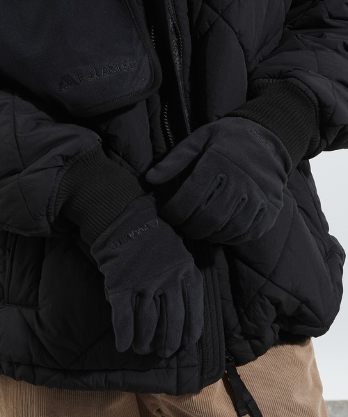 BAYFLOW（ベイフロー）の「【POLARTEC（ポーラテック）】フリースグローブ/ベーシック（その他小物・メンズ・ブラック/カーキ/チャコール・FREE）」の9枚目の写真