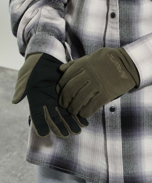 BAYFLOW（ベイフロー）の「【POLARTEC（ポーラテック）】フリースグローブ/ベーシック（その他小物・メンズ・ブラック/カーキ/チャコール・FREE）」の12枚目の写真
