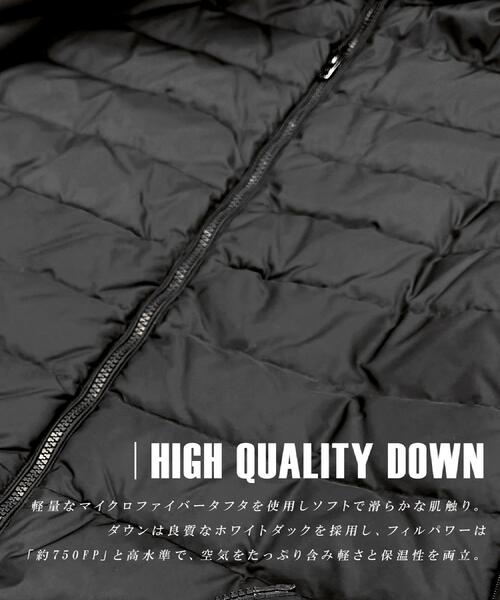 DRESSTERIOR（ドレステリア）の「【3WAY/撥水素材/インナー付】3WAYダウンコート（ダウンジャケット/コート・メンズ・ブラック/オリーブ・90/91/92）」の11枚目の写真