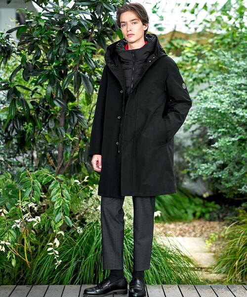 DRESSTERIOR（ドレステリア）の「【3WAY/撥水素材/インナー付】3WAYダウンコート（ダウンジャケット/コート・メンズ・ブラック/オリーブ・90/91/92）」の13枚目の写真