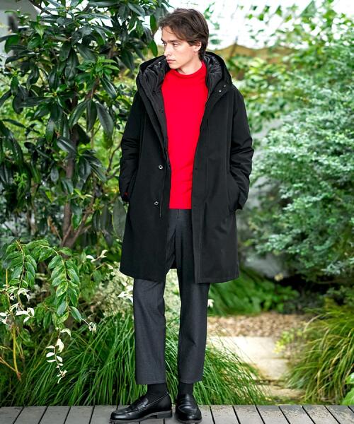 DRESSTERIOR（ドレステリア）の「【3WAY/撥水素材/インナー付】3WAYダウンコート（ダウンジャケット/コート・メンズ・ブラック/オリーブ・90/91/92）」の14枚目の写真