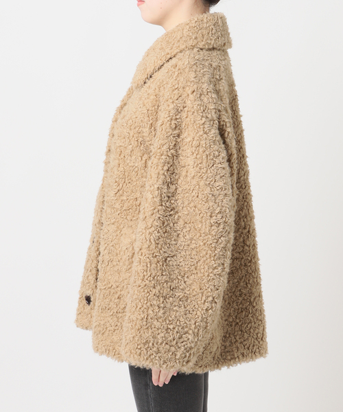 JOURNAL STANDARD relume（ジャーナルスタンダード　レリューム）の「カーリーボアブルゾン（ブルゾン・レディース・ベージュ・FREE）」の11枚目の写真