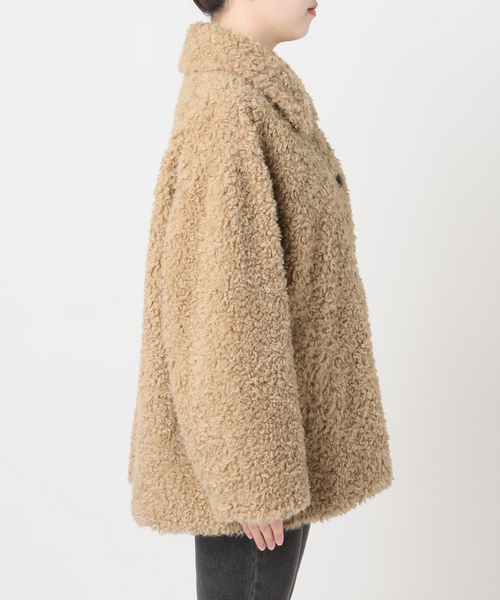 JOURNAL STANDARD relume（ジャーナルスタンダード　レリューム）の「カーリーボアブルゾン（ブルゾン・レディース・ベージュ・FREE）」の12枚目の写真