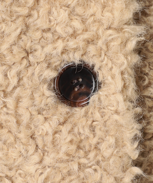 JOURNAL STANDARD relume（ジャーナルスタンダード　レリューム）の「カーリーボアブルゾン（ブルゾン・レディース・ベージュ・FREE）」の16枚目の写真