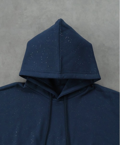 ad thie（アドティエ）の「裏起毛 ショート丈 ラメ フーディーパーカー（パーカー・レディース・ネイビー/ブラック/ブラウン・FREE）」の22枚目の写真