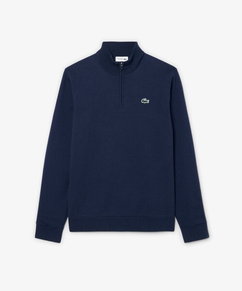 LACOSTE(ラコステ)の「防風 ウールブレンドハーフジップゴルフセーター(ニット/セーター・メンズ・ダークグリーン/ネイビー・3/4/5)」の10枚目の写真