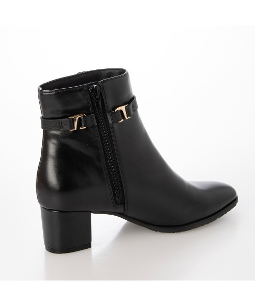 Pitti（ピッティ）の「ノットリボン2WAYショートブーツ（ブーツ・レディース・ダークブラウン/ブラック系その他6/ブラック・S/L/M）」の16枚目の写真