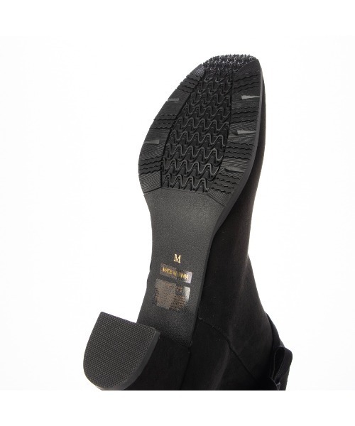 Pitti（ピッティ）の「ノットリボン2WAYショートブーツ（ブーツ・レディース・ダークブラウン/ブラック系その他6/ブラック・S/L/M）」の21枚目の写真