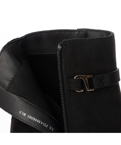 Pitti（ピッティ）の「ノットリボン2WAYショートブーツ（ブーツ・レディース・ダークブラウン/ブラック系その他6/ブラック・S/L/M）」の22枚目の写真